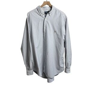 Ralph Lauren Classic Fit Shirt Men 2XLT Button Down Long Sleeve‎ Flesh Pony Logo